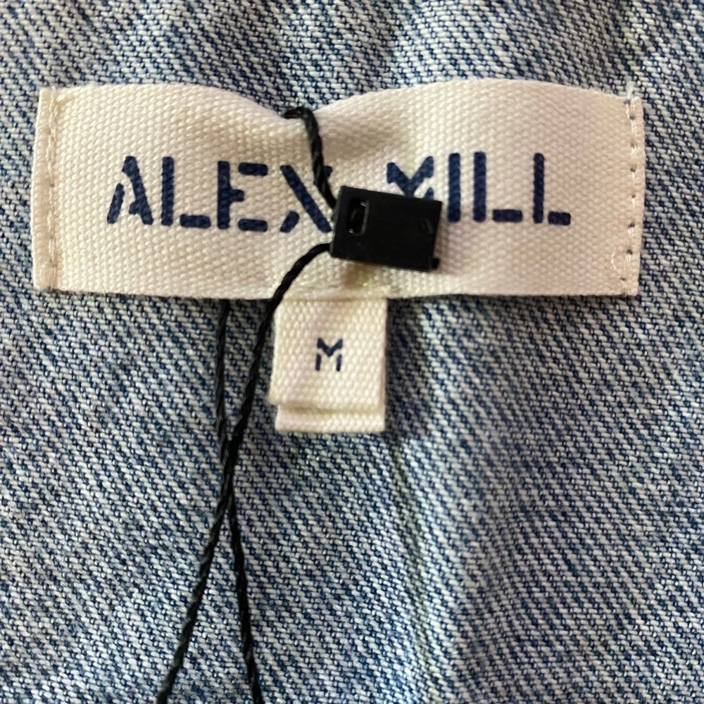 NWT Alex Mill Blue Denim Shift Dress - Picture 4 of 8